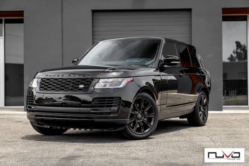 2019 Land Rover Range Rover for sale at Nuvo Trade in Newport Beach CA
