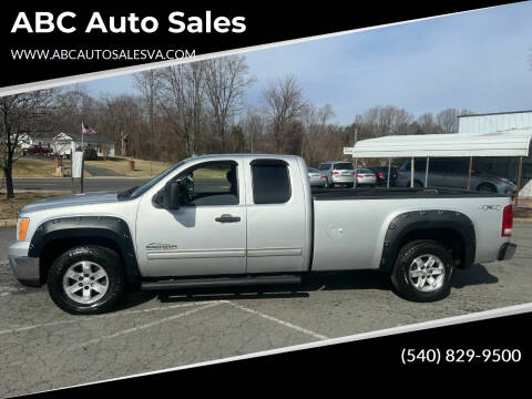2010 GMC Sierra 1500 for sale at ABC Auto Sales - Barboursville Location in Barboursville VA