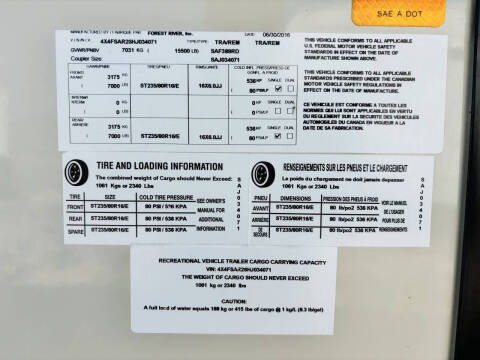 2017 Forest River Sandpiper 389RD
