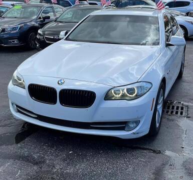 2013 BMW 5 Series for sale at Navarro Auto Motors in Hialeah FL