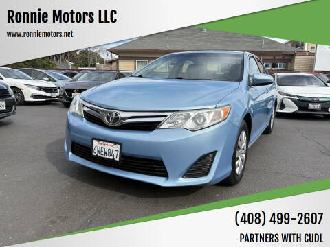 2012 Toyota Camry for sale at Ronnie Motors LLC in San Jose CA
