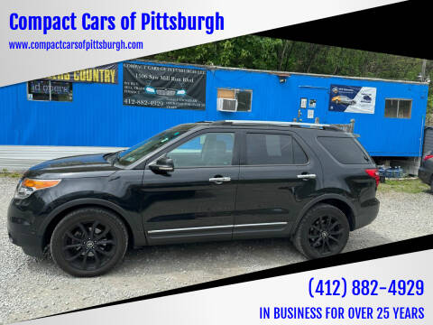 2013 Ford Explorer for sale at Compact Cars of Pittsburgh in Pittsburgh PA