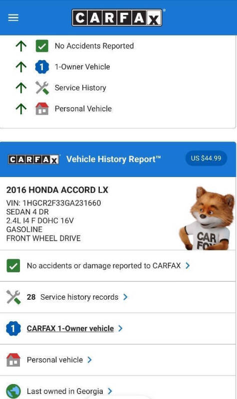 2016 Honda Accord LX