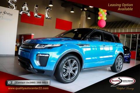 2018 Land Rover Range Rover Evoque for sale at Quality Auto Center in Springfield NJ