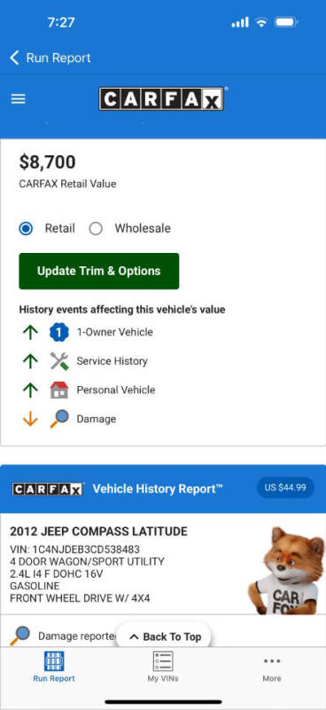 2012 Jeep Compass Latitude