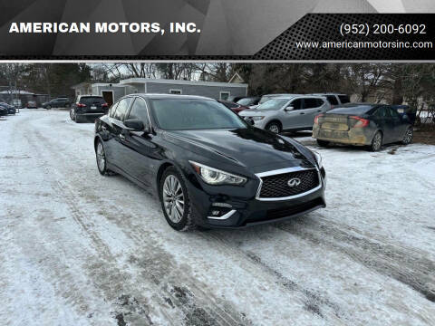 2018 Infiniti Q50 for sale at AMERICAN MOTORS, INC. in Farmington MN