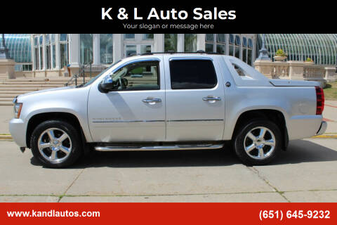 2013 Chevrolet Avalanche for sale at K & L Auto Sales in Saint Paul MN