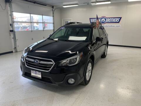 2018 Subaru Outback for sale at Brown Brothers Automotive Sales And Service LLC in Hudson Falls NY