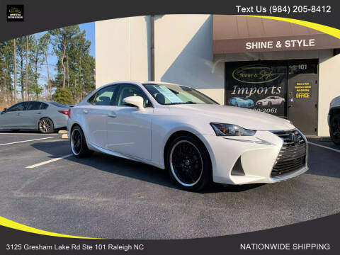 2017 Lexus IS 300 for sale at Shine & Style Imports in Raleigh NC