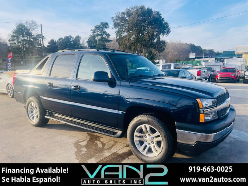 2006 Chevrolet Avalanche for sale at Van 2 Auto Sales Inc in Siler City NC