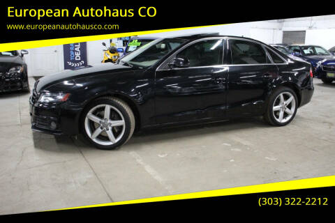 2009 Audi A4 for sale at European Autohaus CO in Denver CO