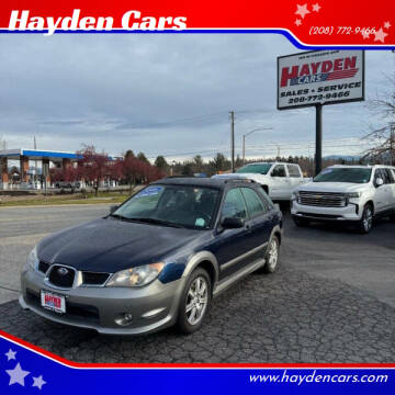 2006 Subaru Impreza for sale at Hayden Cars in Coeur D Alene ID