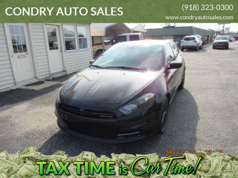 2014 Dodge Dart for sale at CONDRY AUTO SALES in Vinita OK