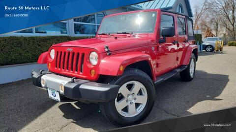 2011 Jeep Wrangler Unlimited for sale at Route 59 Motors LLC in Nanuet NY