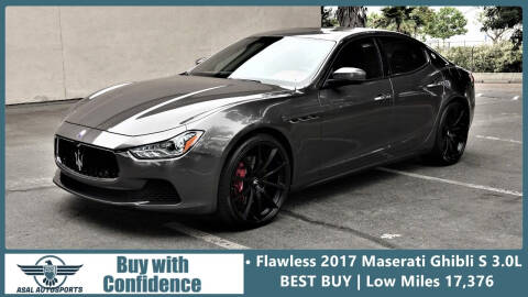 2017 Maserati Ghibli for sale at ASAL AUTOSPORTS in Corona CA