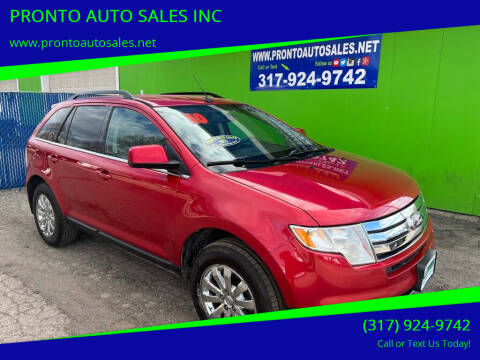 2010 Ford Edge for sale at PRONTO AUTO SALES INC in Indianapolis IN