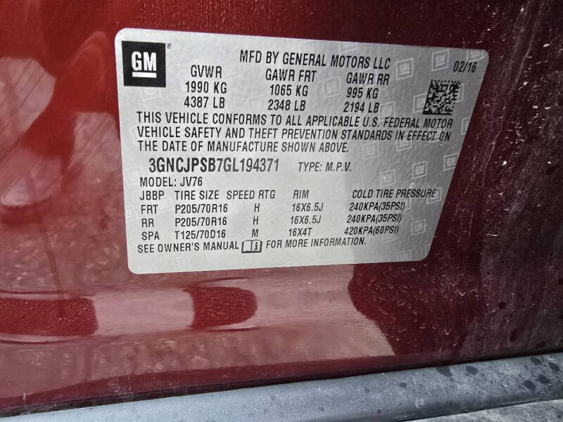 2016 Chevrolet Trax LT