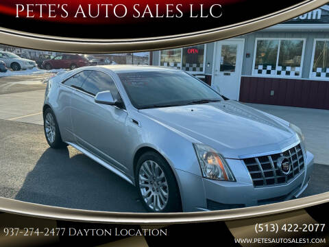 2012 Cadillac CTS for sale at PETE'S AUTO SALES LLC - Dayton in Dayton OH