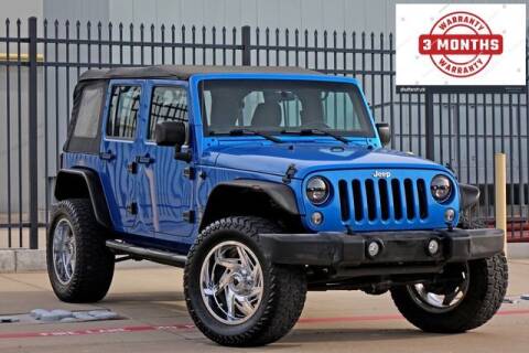 2016 Jeep Wrangler Unlimited for sale at Schneck Motor Company in Plano TX