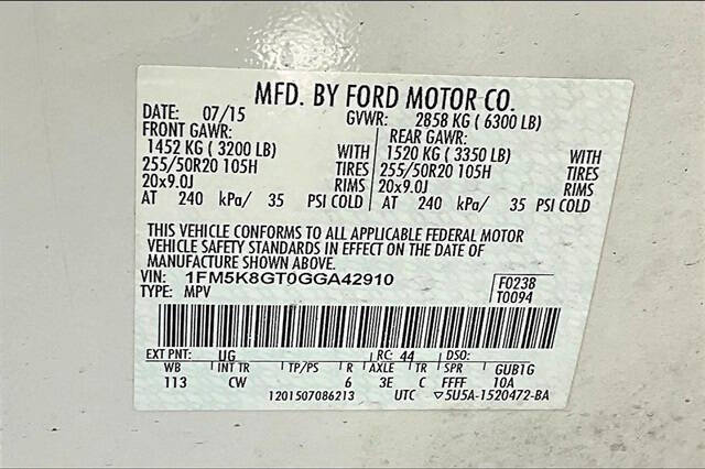 2016 Ford Explorer Sport