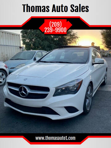 2016 Mercedes-Benz CLA for sale at Thomas Auto Sales in Manteca CA