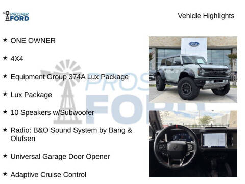 2023 Ford Bronco Raptor