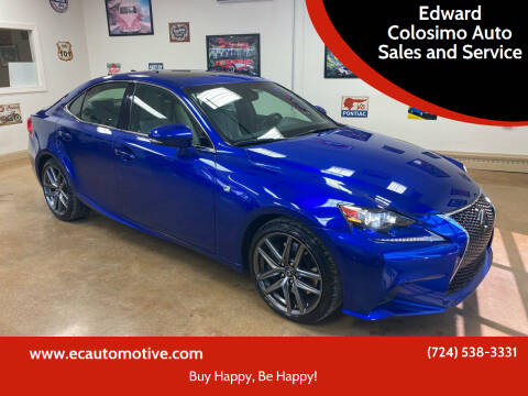 2016 Lexus IS 200t for sale at Edward Colosimo Auto Sales and Service in Evans City PA