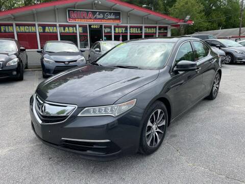 2015 Acura TLX for sale at Mira Auto Sales in Raleigh NC