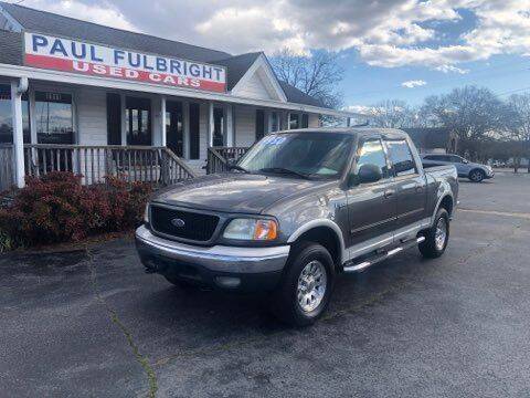 2003 Ford F-150 for sale at Paul Fulbright Used Cars in Greenville SC