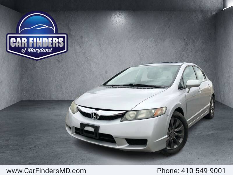 2009 Honda Civic for sale at CAR FINDERS OF MARYLAND LLC - Certified Cars in Eldersburg MD