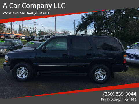 2004 Chevrolet Tahoe for sale at A Car Company LLC in Washougal WA