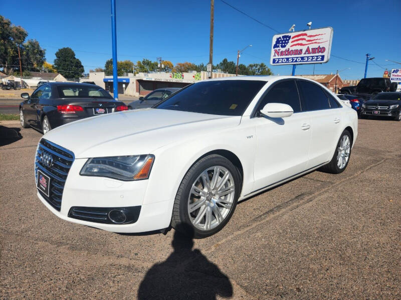 2014 Audi A8 for sale at Nations Auto Inc. II in Denver CO
