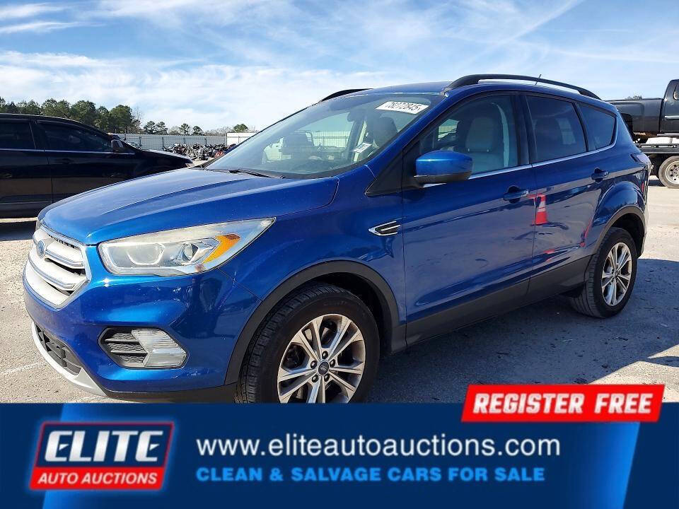 Blue 2018 Ford Escape SEL AWD SEL 4dr SUV 1