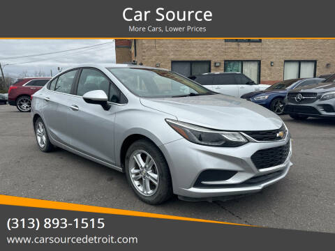 2016 Chevrolet Cruze for sale at Car Source in Detroit MI