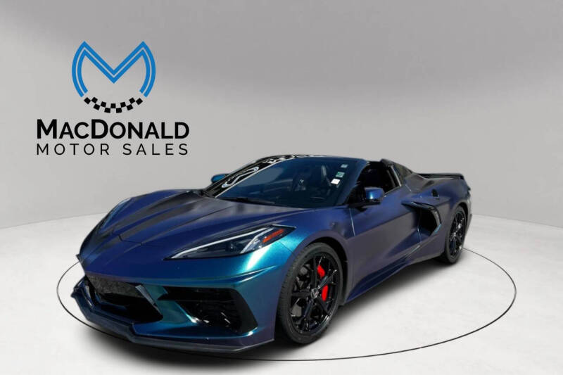 2021 Chevrolet Corvette for sale at MacDonald Motor Sales in High Point NC