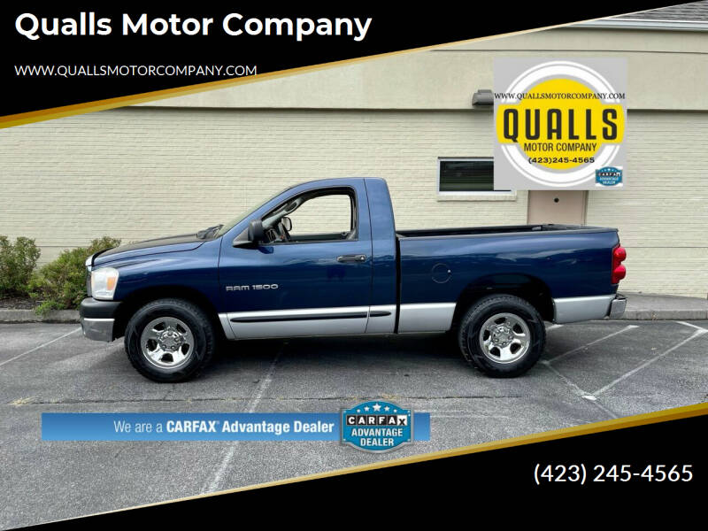 2007 Dodge Ram Pickup 1500 for sale at Qualls Motor Company in Kingsport TN