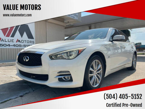 2017 Infiniti Q50 for sale at VALUE MOTORS in Kenner LA