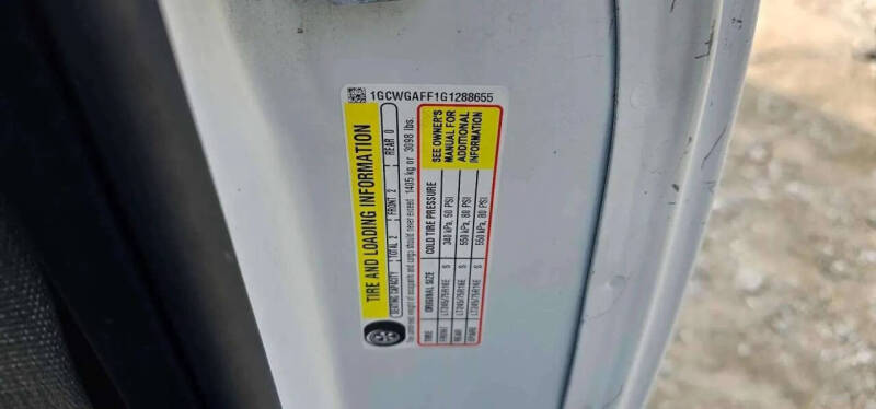 2016 Chevrolet Express 2500