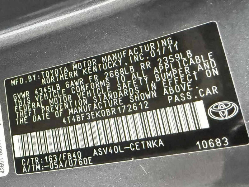 2011 Toyota Camry LE