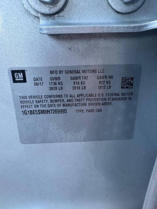 2017 Chevrolet Cruze LT Auto