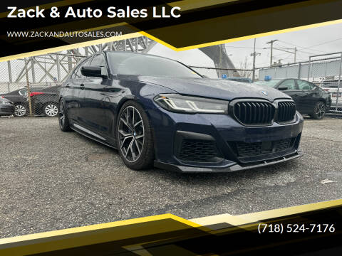 2021 BMW 5 Series for sale at Zack & Auto Sales LLC in Staten Island NY
