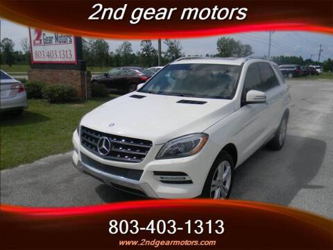 2013 Mercedes-Benz M-Class for sale at 2nd Gear Motors in Lugoff SC
