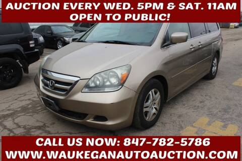2005 Honda Odyssey for sale at Waukegan Auto Auction in Waukegan IL