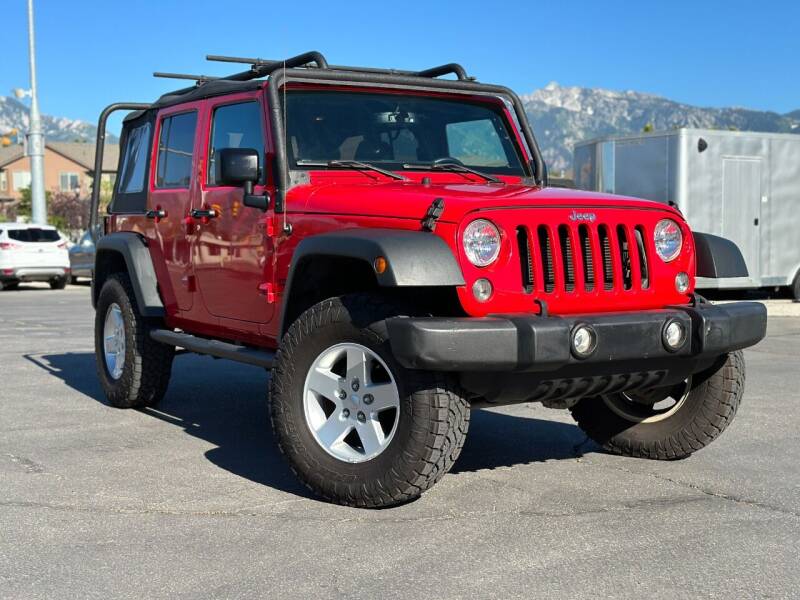 2016 Jeep Wrangler Unlimited for sale at UTAH AUTO EXCHANGE INC in Midvale UT