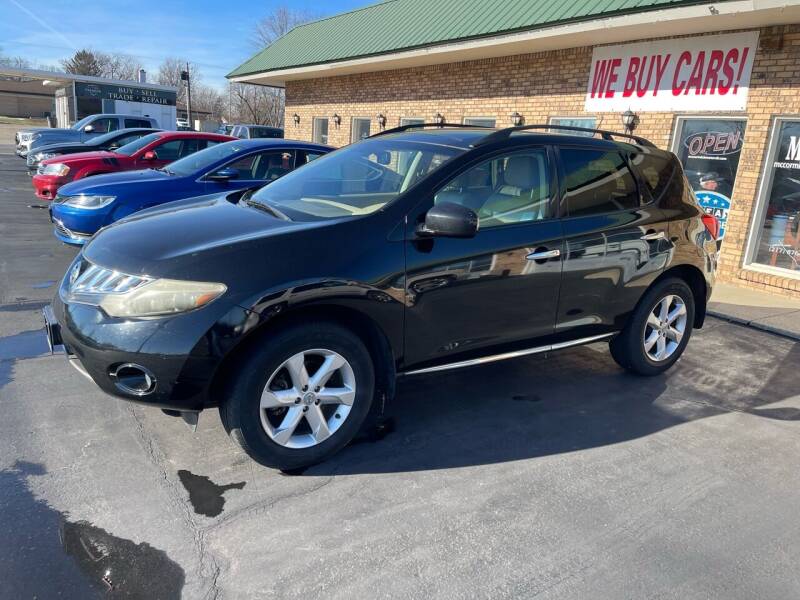2009 Nissan Murano for sale at McCormick Motors in Decatur IL