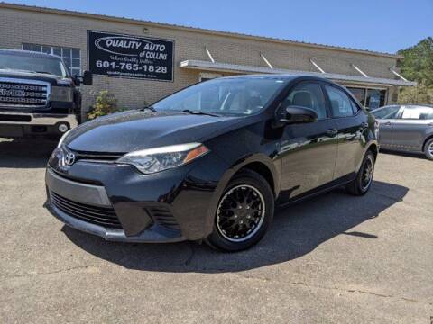2015 Toyota Corolla for sale at Quality Auto of Collins in Collins MS