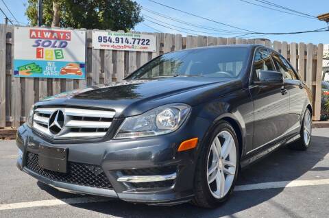 2012 Mercedes-Benz C-Class for sale at ALWAYSSOLD123 INC in Fort Lauderdale FL