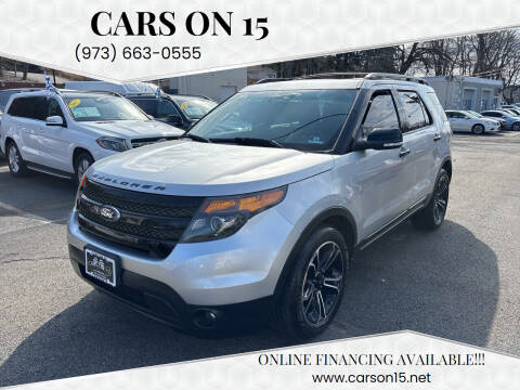 2014 Ford Explorer for sale at Cars On 15 in Lake Hopatcong NJ