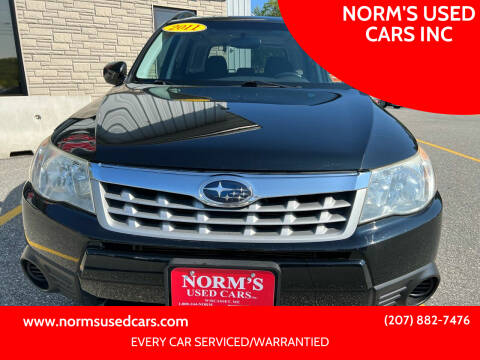 2011 Subaru Forester for sale at NORM'S USED CARS INC in Wiscasset ME