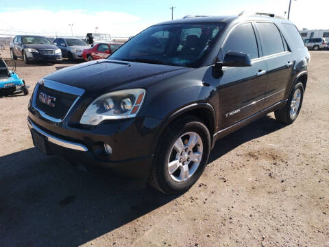 2007 GMC Acadia for sale at PYRAMID MOTORS - Fountain Lot in Fountain CO
